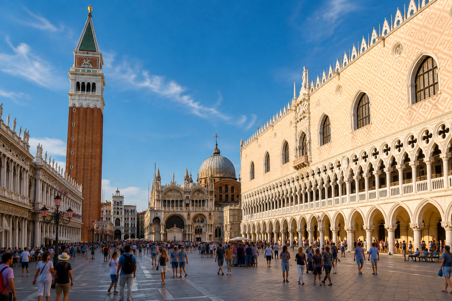 Home doge's palace sunlit