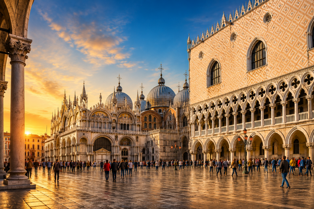 Current image: Doge’s Palace and St. Mark’s Basilica on a private Venice walking tour